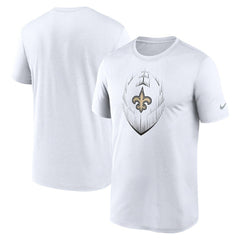 Nike New Orleans Saints Primetime Legend Icon Performance T-Shirt White