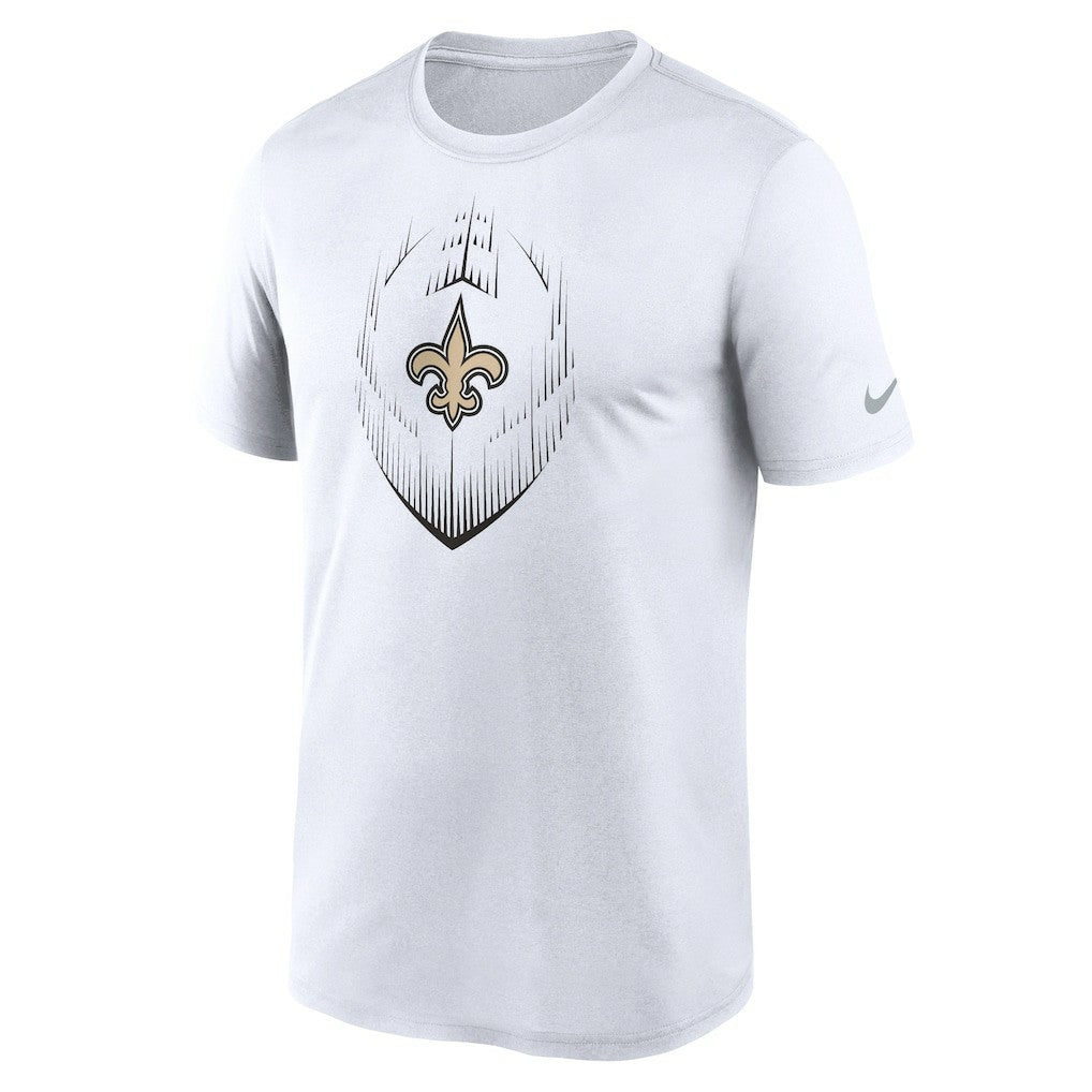 Nike New Orleans Saints Primetime Legend Icon Performance T-Shirt White
