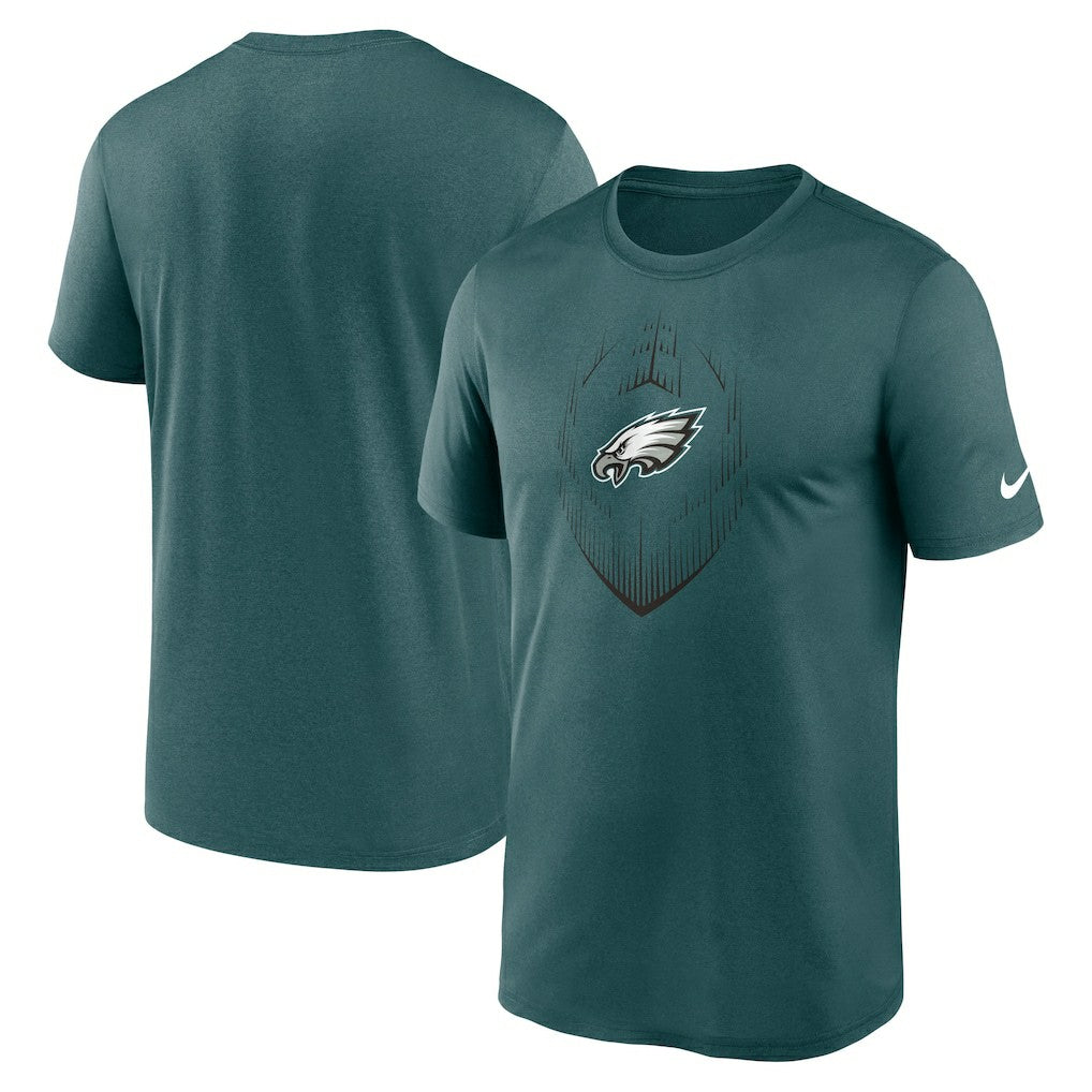 Nike Philadelphia Eagles Primetime Legend Icon Performance T-Shirt Midnight Green