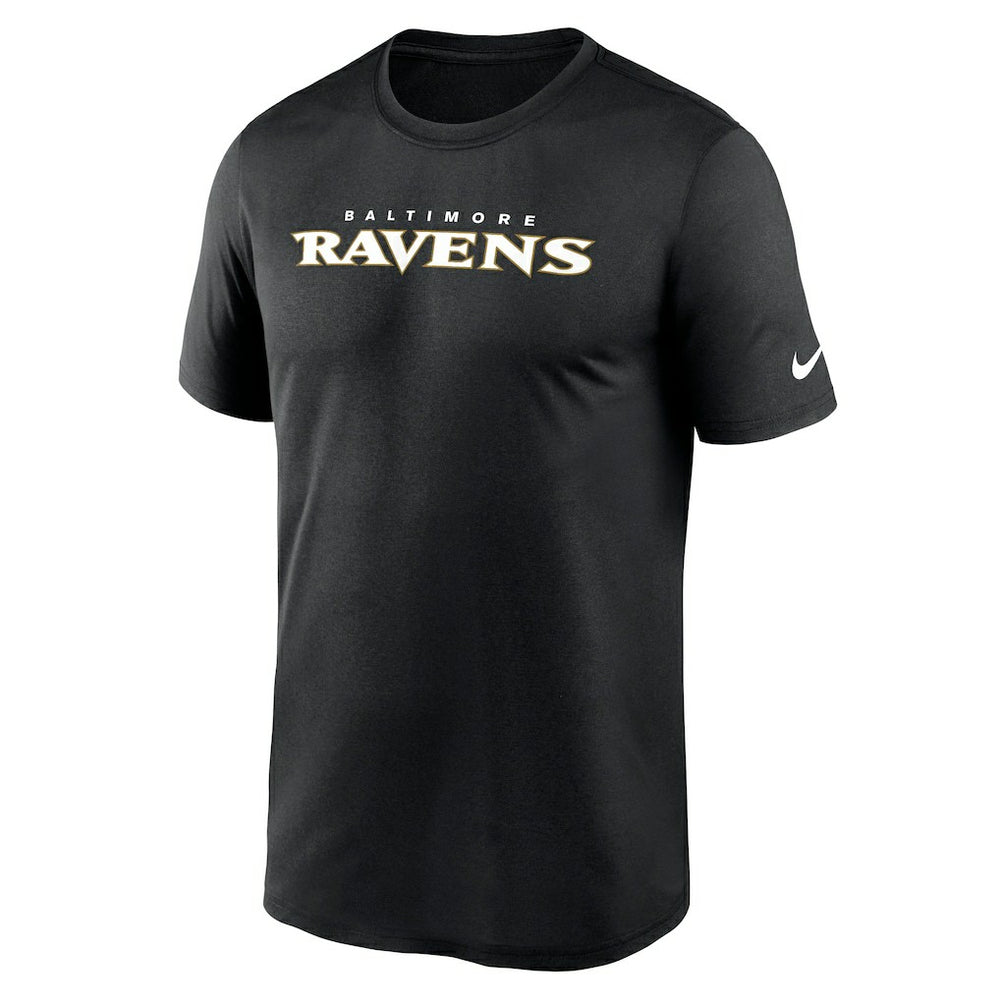 Nike Baltimore Ravens Primetime Legend Wordmark Performance T-Shirt Black