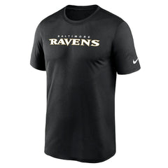 Nike Baltimore Ravens Primetime Legend Wordmark Performance T-Shirt Black