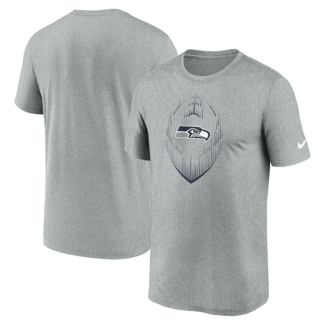 Nike Seattle Seahawks Primetime Legend Icon Performance T-Shirt Heather Gray