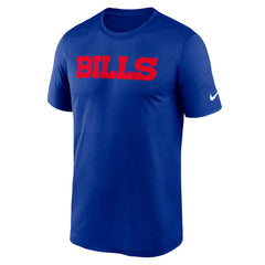 Nike Buffalo Bills Primetime Legend Wordmark Performance T-Shirt Royal