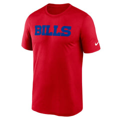 Nike Buffalo Bills Primetime Legend Wordmark Performance T-Shirt Red