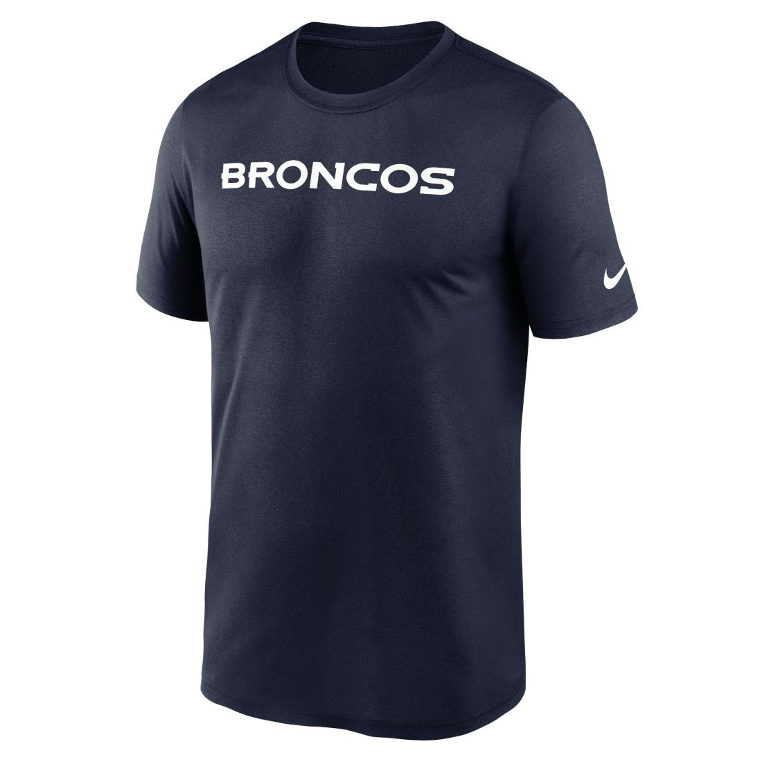 Nike Denver Broncos Primetime Legend Wordmark Performance T-Shirt Navy