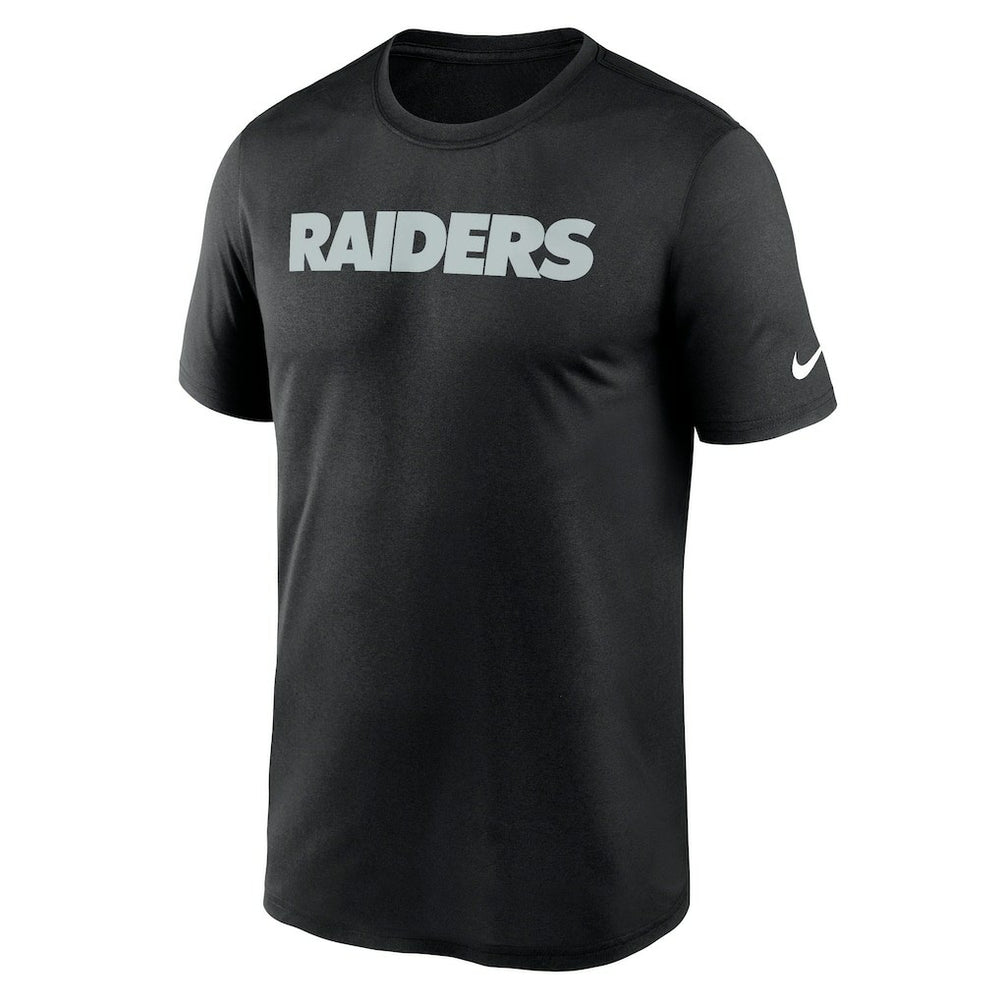 Nike Las Vegas Raiders Primetime Legend Wordmark Performance T-Shirt Black