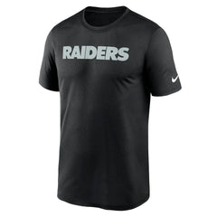 Nike Las Vegas Raiders Primetime Legend Wordmark Performance T-Shirt Black