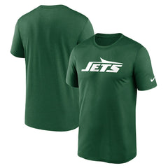 Nike New York Jets Primetime Legend Wordmark Performance T-Shirt Green