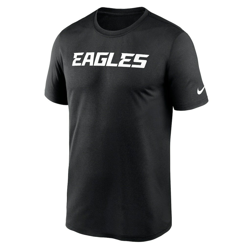Nike Philadelphia Eagles Primetime Legend Wordmark Performance T-Shirt Black