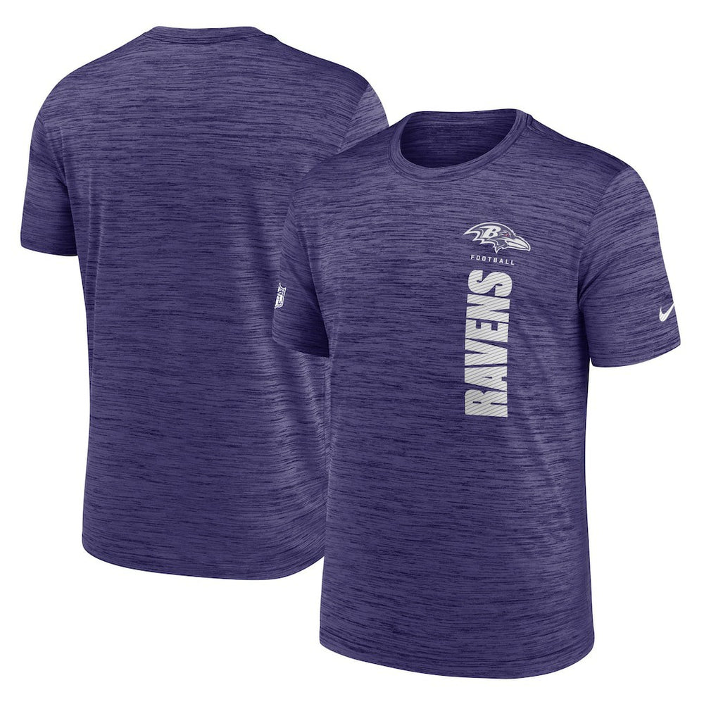Nike Baltimore Ravens Sideline Velocity Dri-FIT T-Shirt Purple