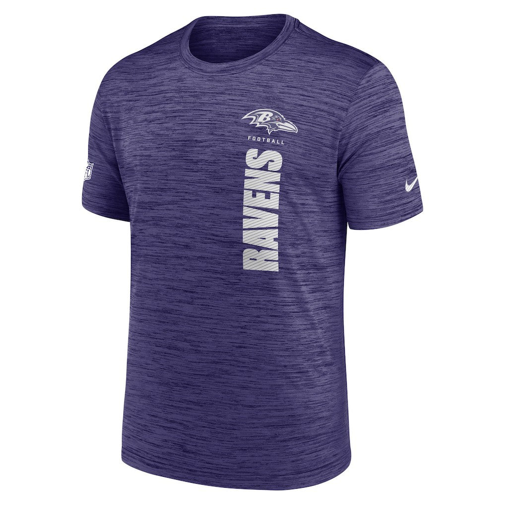 Nike Baltimore Ravens Sideline Velocity Dri-FIT T-Shirt Purple