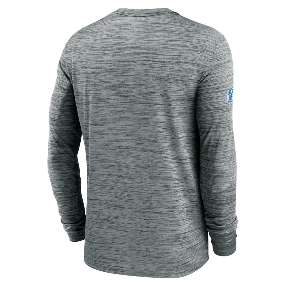 Nike Detroit Lions Sideline Velocity Dri-FIT Long Sleeve T-Shirt Gray