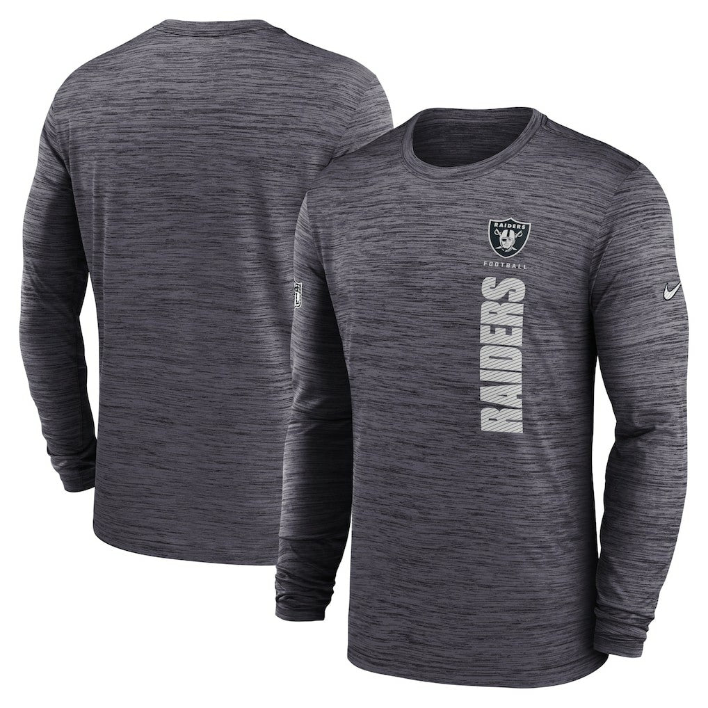 Nike Las Vegas Raiders Sideline Velocity Dri-FIT Long Sleeve T-Shirt Black