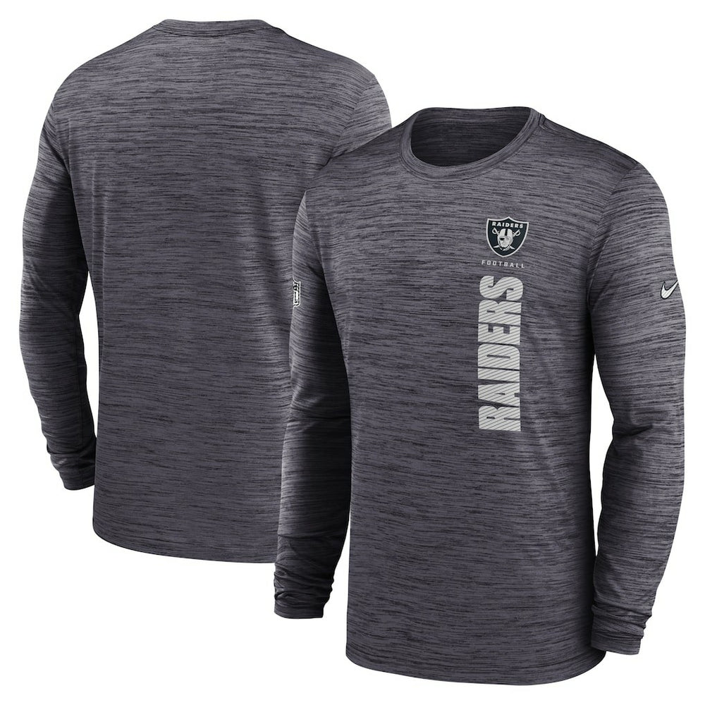Nike Las Vegas Raiders Sideline Velocity Dri-FIT Long Sleeve T-Shirt Black