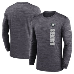 Nike Las Vegas Raiders Sideline Velocity Dri-FIT Long Sleeve T-Shirt Black