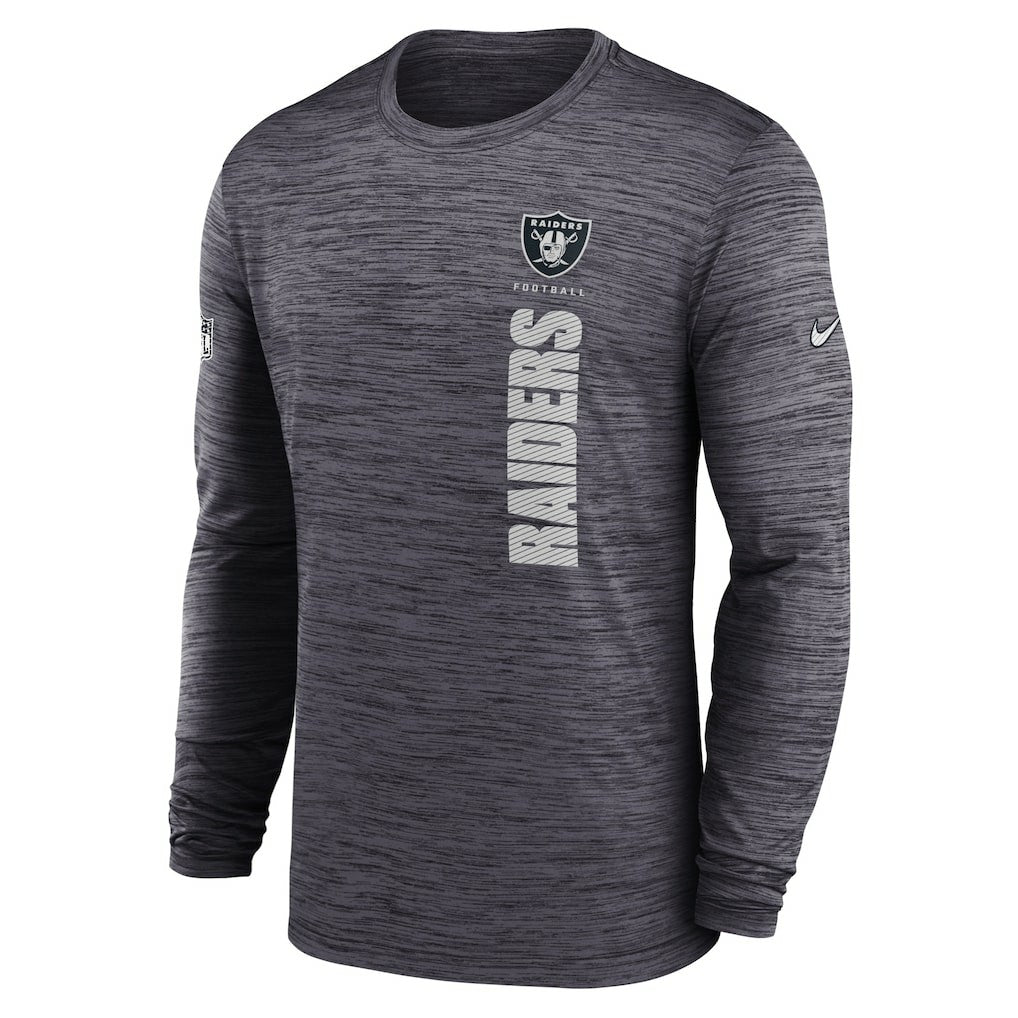 Nike Las Vegas Raiders Sideline Velocity Dri-FIT Long Sleeve T-Shirt Black