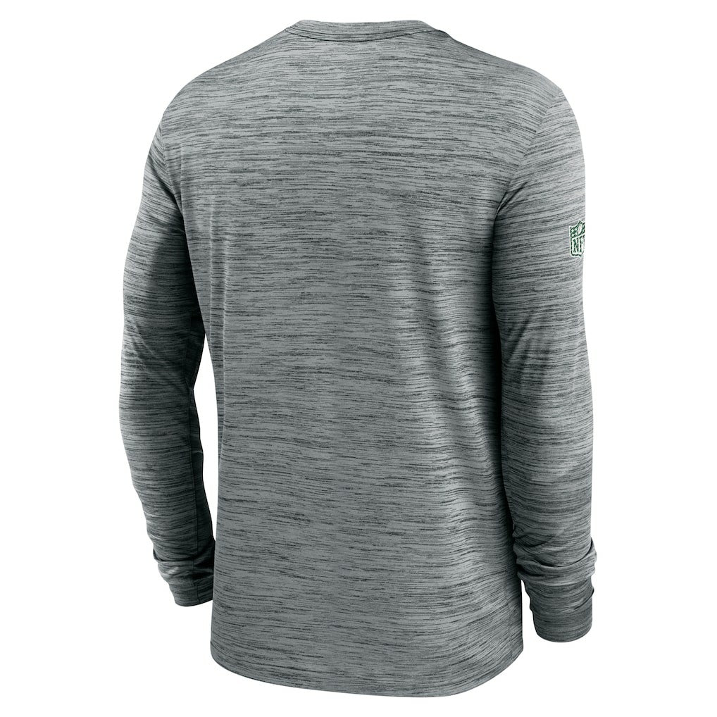 Nike New York Jets Sideline Velocity Dri-FIT Long Sleeve T-Shirt Gray