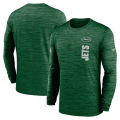 Nike New York Jets Sideline Velocity Dri-FIT Long Sleeve T-Shirt Green