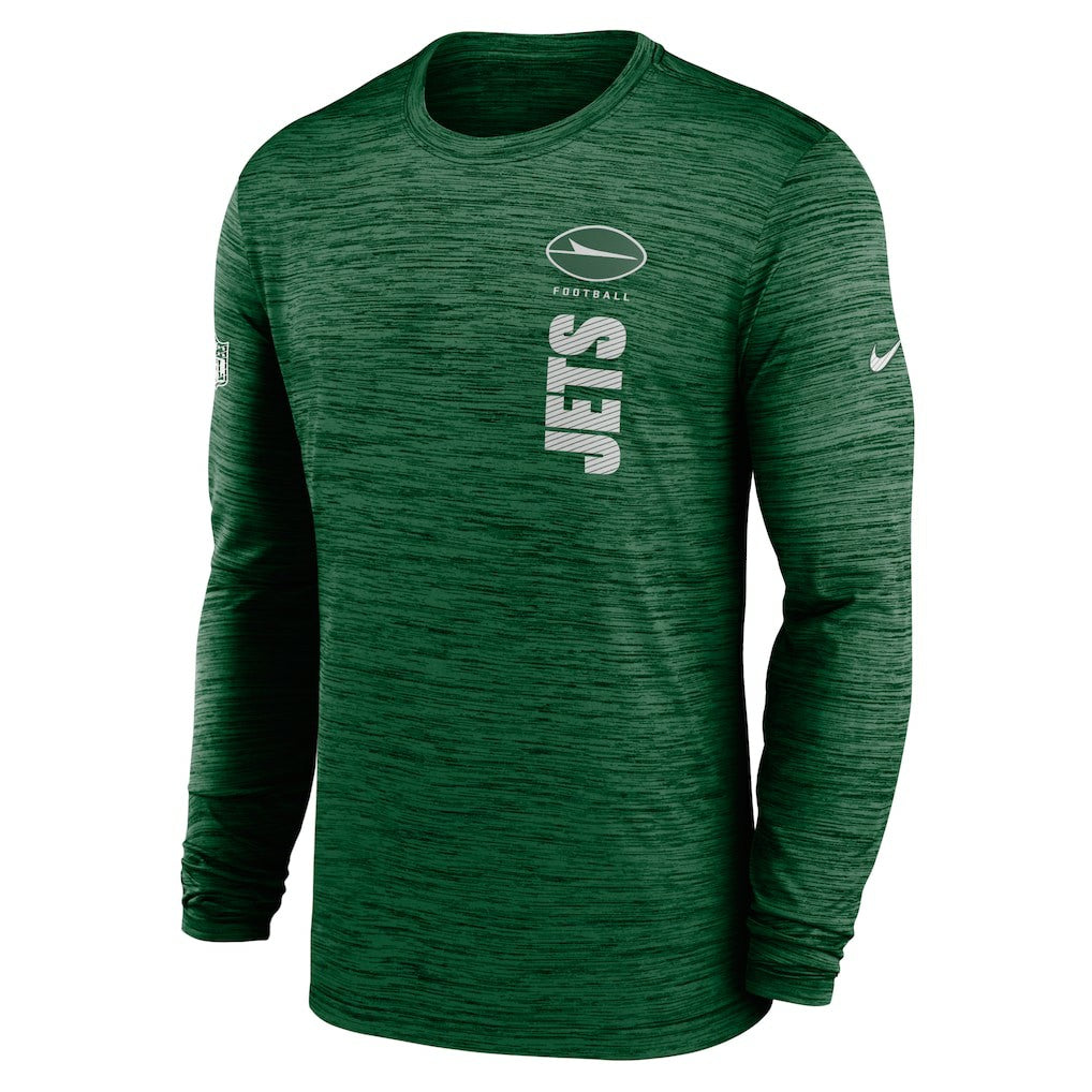 Nike New York Jets Sideline Velocity Dri-FIT Long Sleeve T-Shirt Green