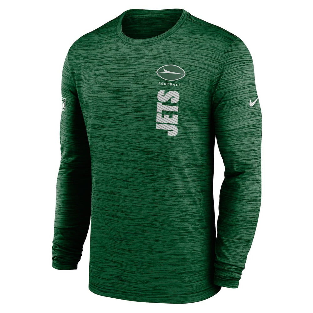 Nike New York Jets Sideline Velocity Dri-FIT Long Sleeve T-Shirt Green