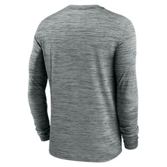 Nike Philadelphia Eagles Sideline Velocity Dri-FIT Long Sleeve T-Shirt Gray