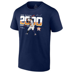 Jose Altuve Houston Astros Fanatics 2,000 Career Hits T-Shirt - Navy - Fanatics Online