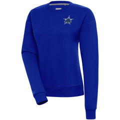 Seattle Mariners Antigua Women's Cooperstown Victory Crewneck Pullover Sweatshirt - Royal - MLB Sale