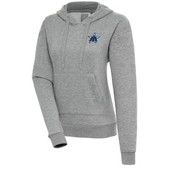 Seattle Mariners Antigua Women's Cooperstown Victory Pullover Hoodie - Heather Gray - MLB Discount