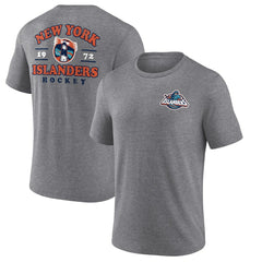 New York Islanders Winger Tri-Blend T-Shirt - Heather Gray - NHL 200500777