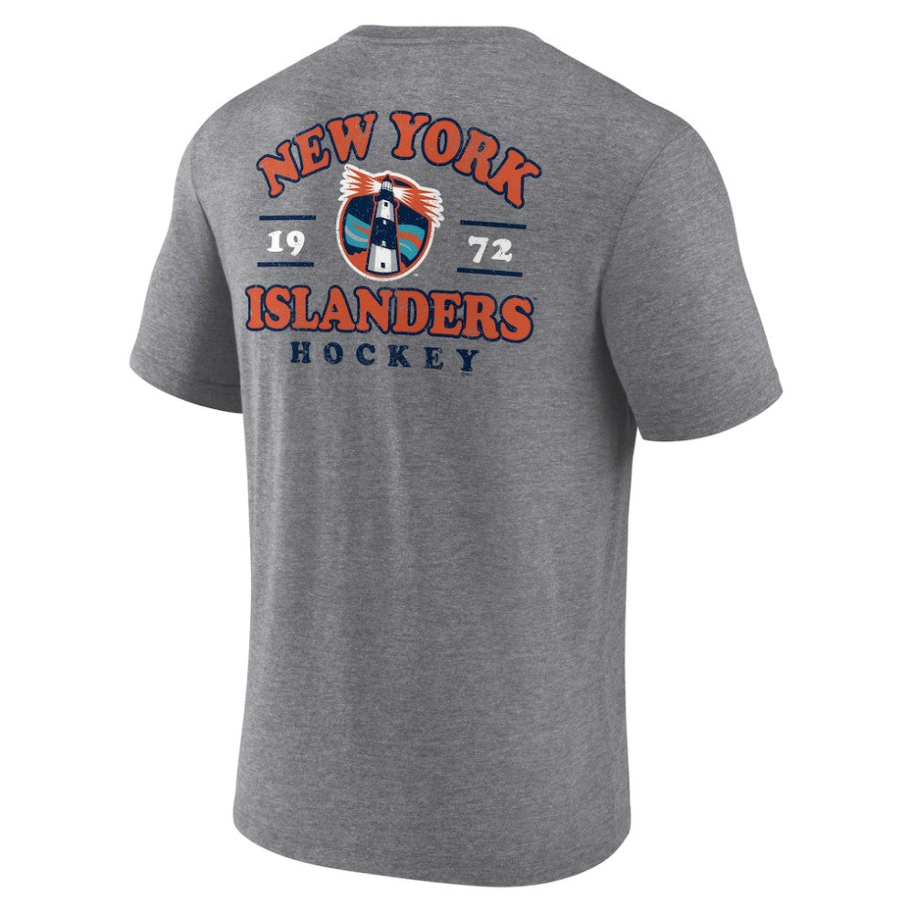 New York Islanders Winger Tri-Blend T-Shirt - Heather Gray - NHL 200500777