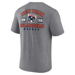 New York Islanders Winger Tri-Blend T-Shirt - Heather Gray - NHL 200500777