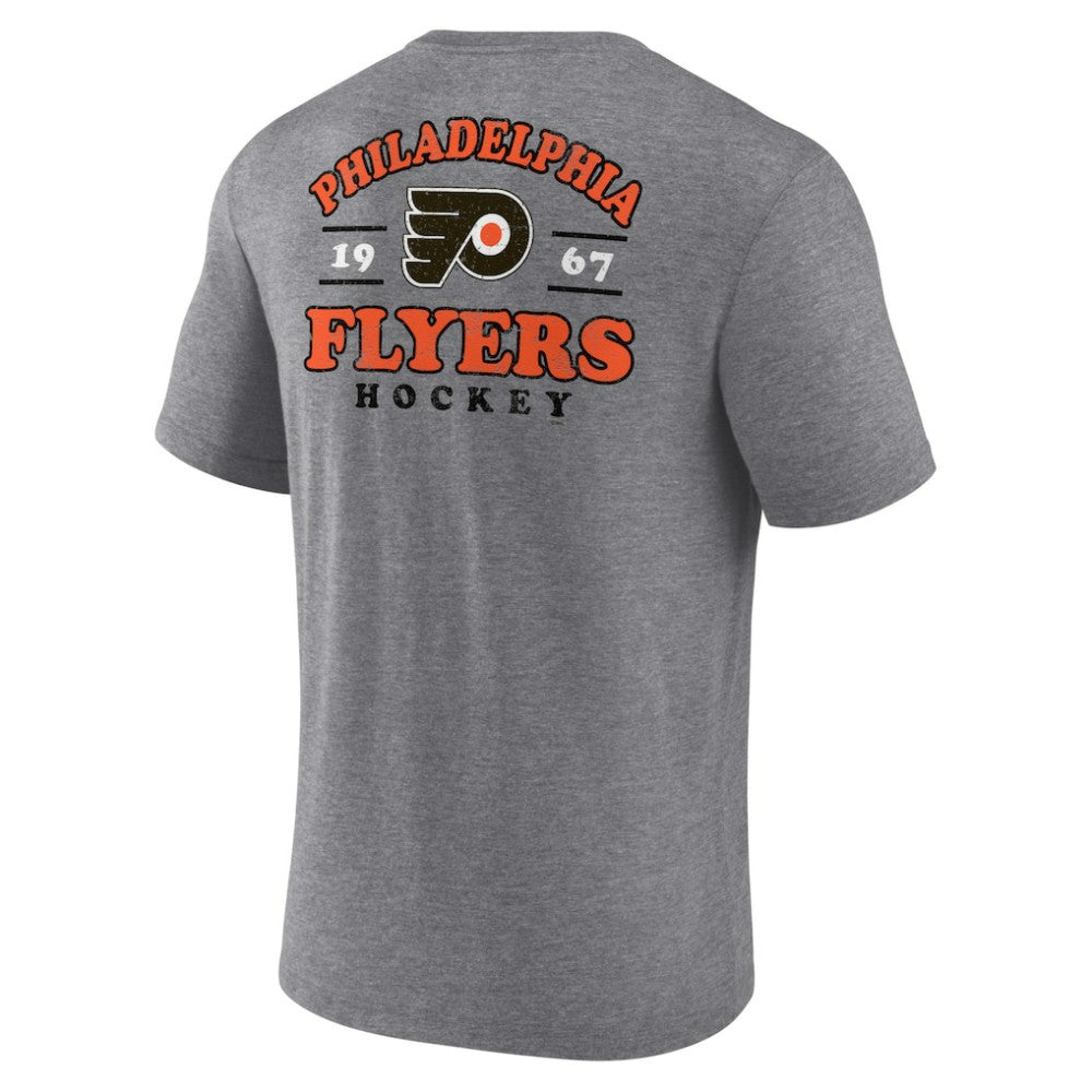 Philadelphia Flyers Winger Tri-Blend T-Shirt - Heather Gray - NHL 200500780