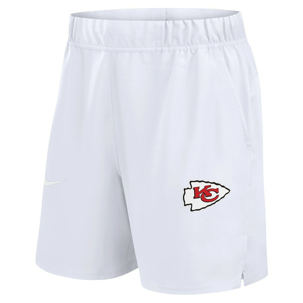 Nike Kansas City Chiefs Blitz Victory Dri-FIT Shorts White