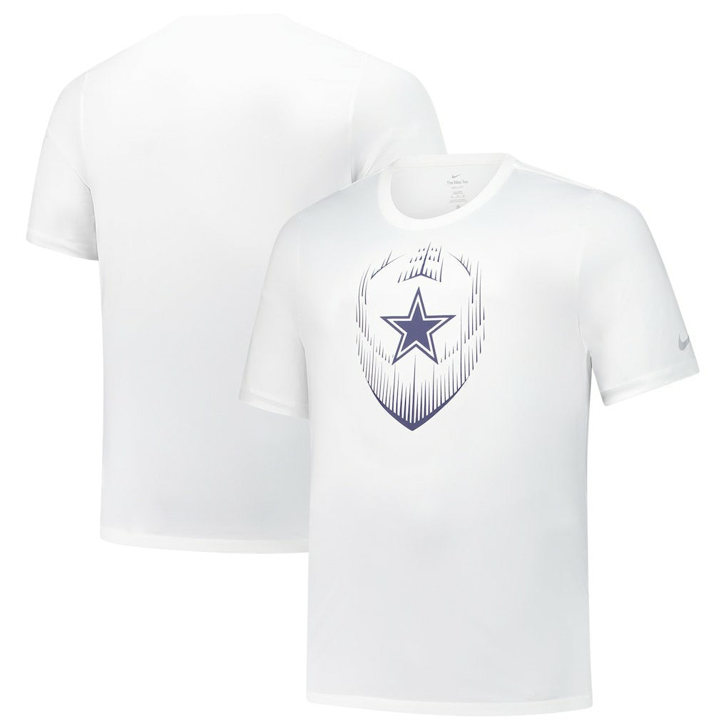 Nike Dallas Cowboys Big & Tall Blitz Legend Icon Performance T-Shirt White