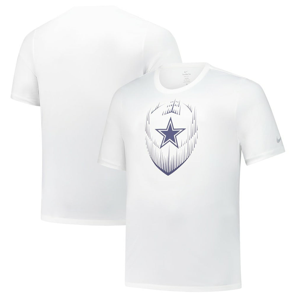 Nike Dallas Cowboys Big & Tall Blitz Legend Icon Performance T-Shirt White