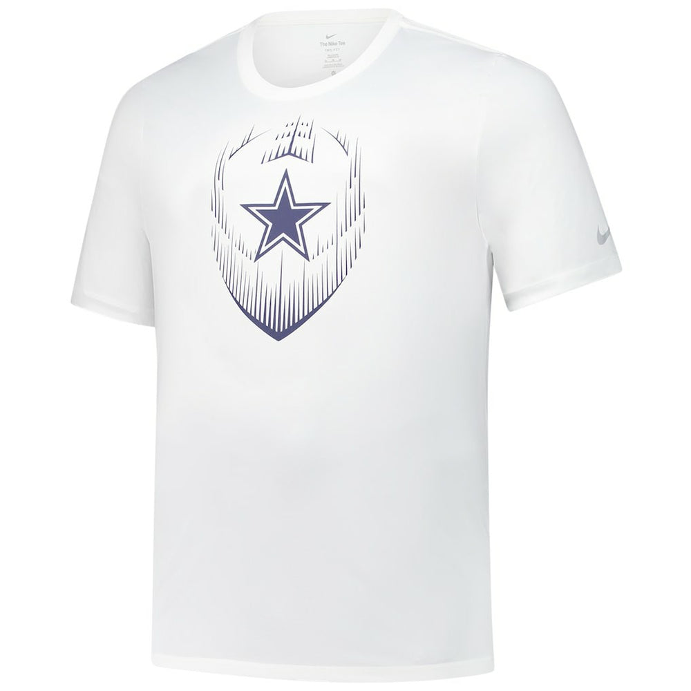 Nike Dallas Cowboys Big & Tall Blitz Legend Icon Performance T-Shirt White