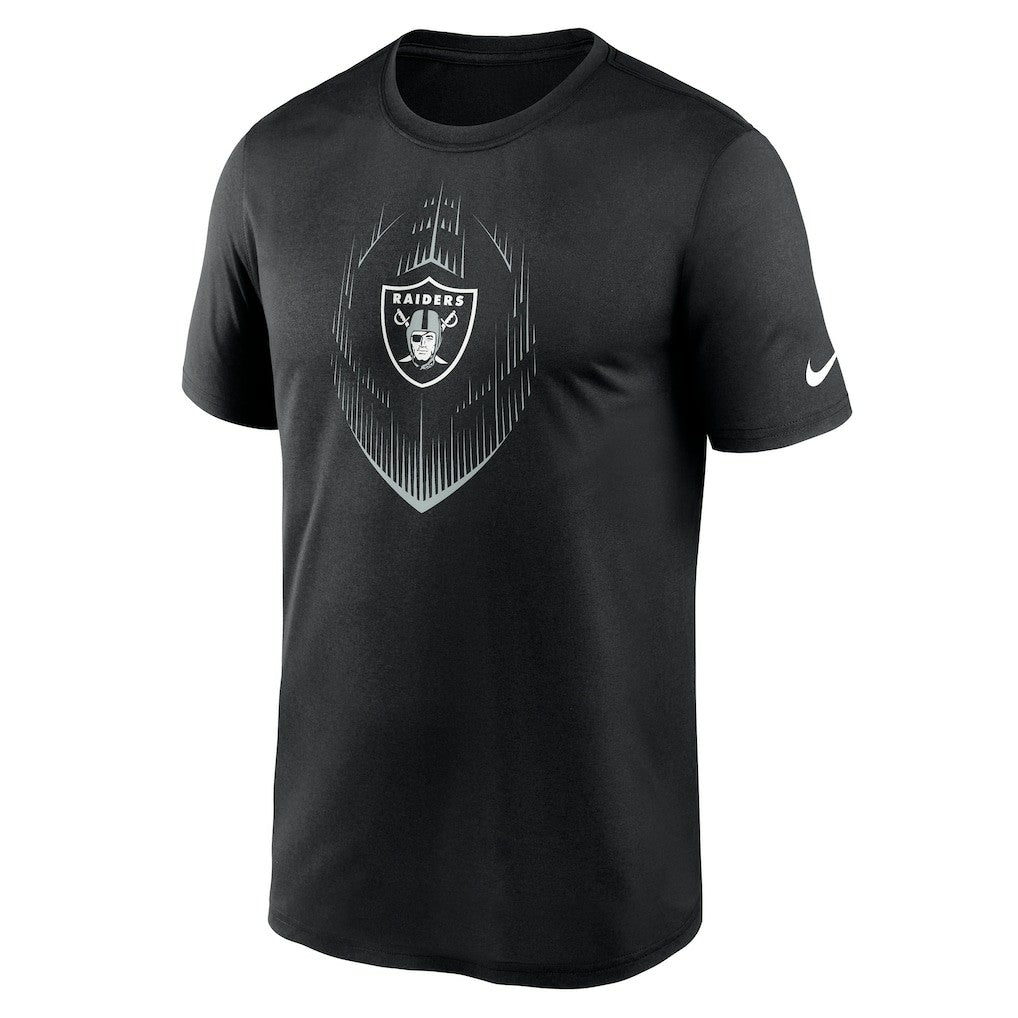 Nike Las Vegas Raiders Big & Tall Blitz Legend Icon T-Shirt Black