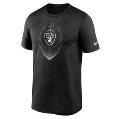 Nike Las Vegas Raiders Big & Tall Blitz Legend Icon T-Shirt Black