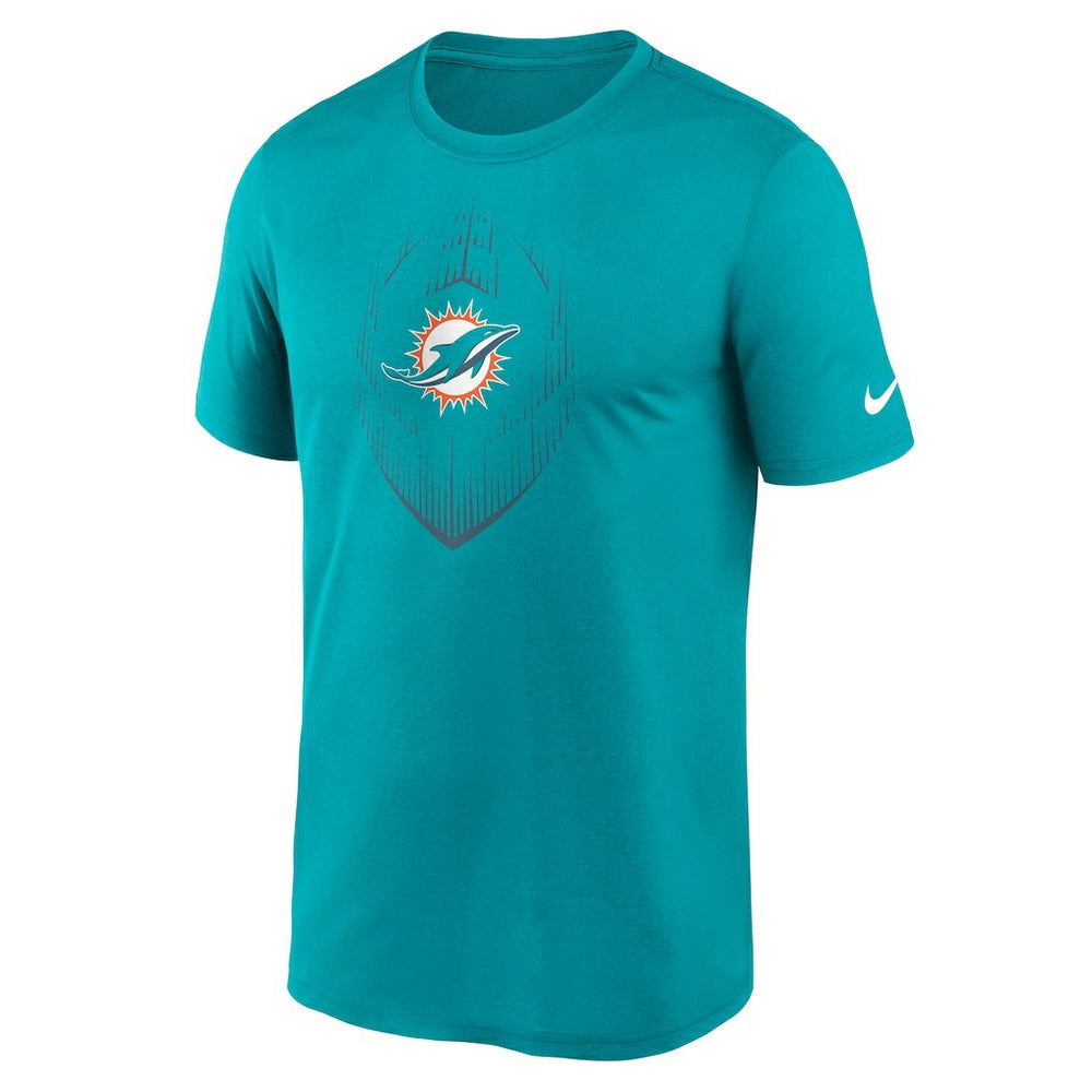 Nike Miami Dolphins Big & Tall Blitz Legend Icon T-Shirt Aqua