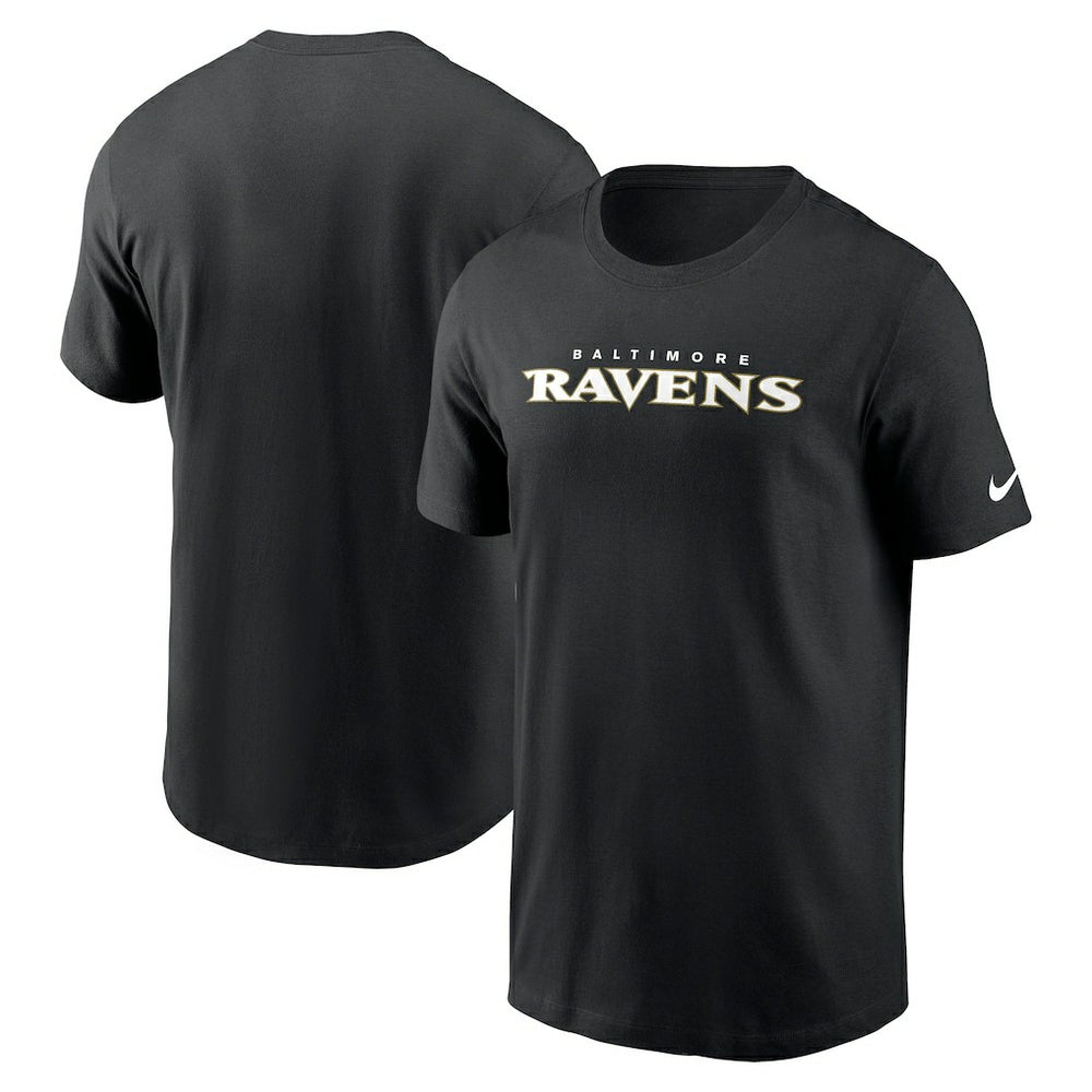 Nike Baltimore Ravens Primetime Wordmark Essential T-Shirt Black