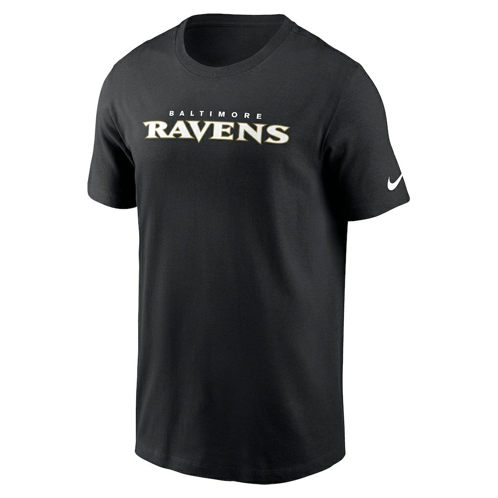 Nike Baltimore Ravens Primetime Wordmark Essential T-Shirt Black