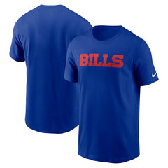 Nike Buffalo Bills Primetime Wordmark Essential T-Shirt Royal