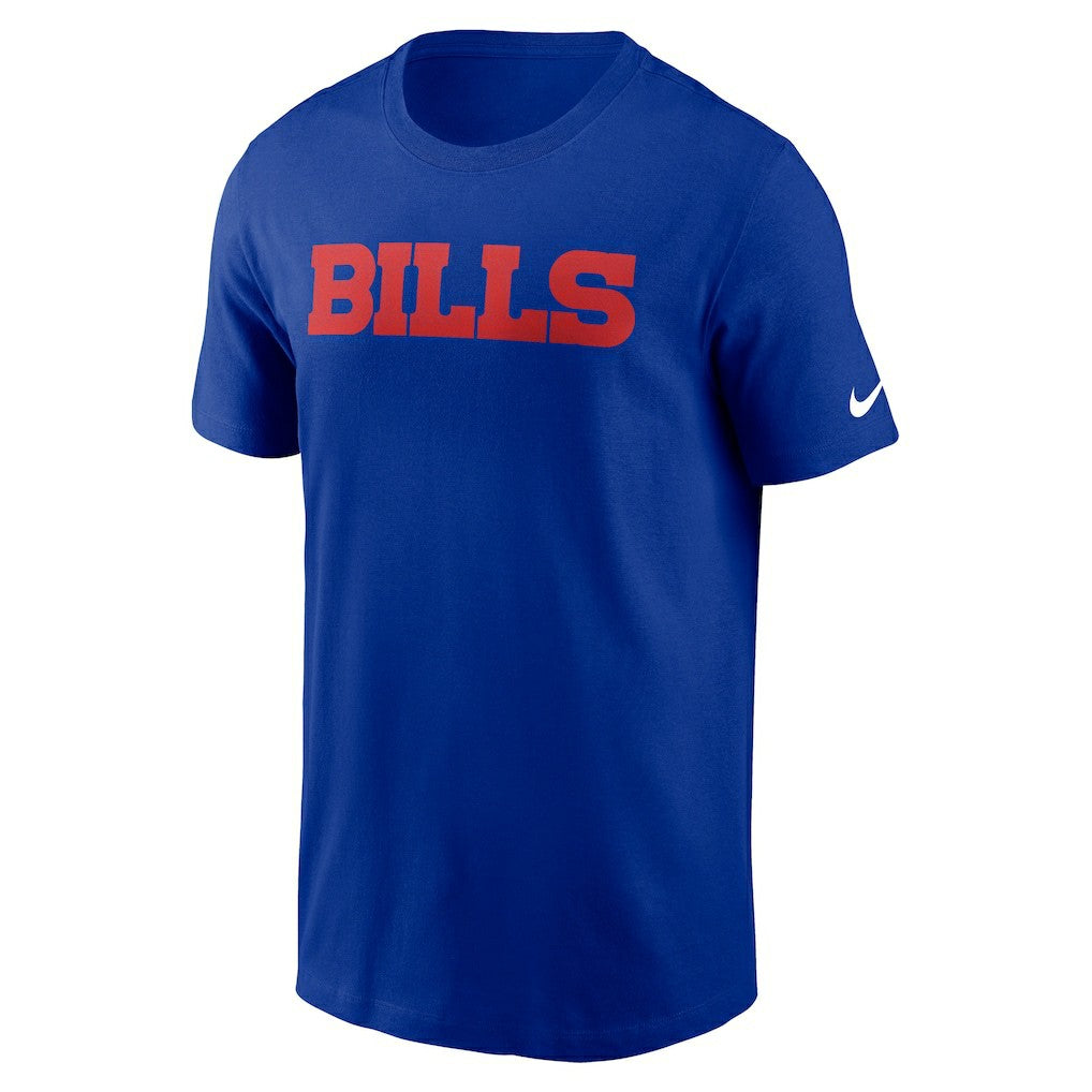 Nike Buffalo Bills Primetime Wordmark Essential T-Shirt Royal