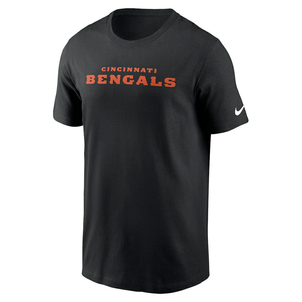 Nike Cincinnati Bengals Primetime Wordmark Essential T-Shirt Black