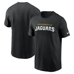 Nike Jacksonville Jaguars Primetime Wordmark Essential T-Shirt Black