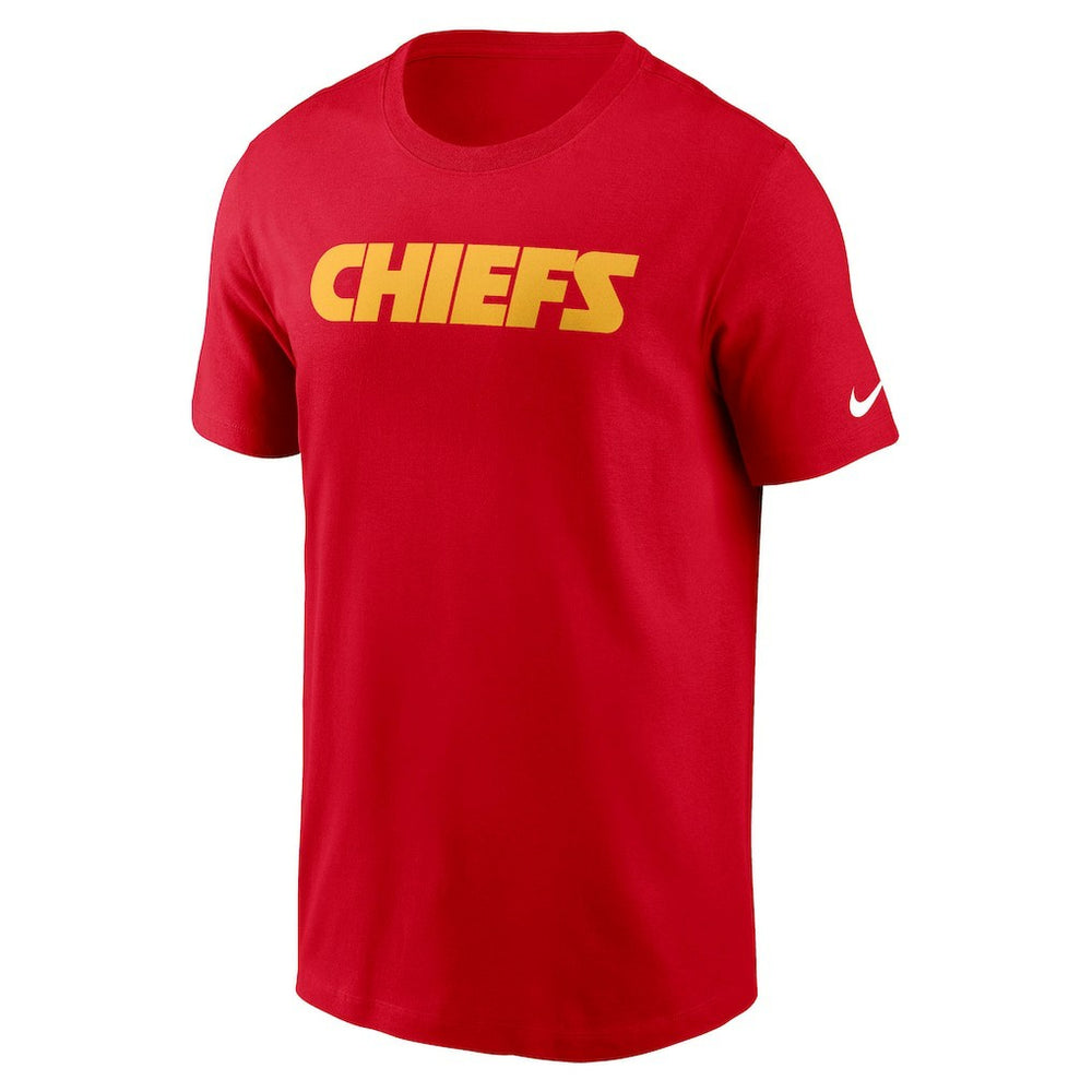 Nike Kansas City Chiefs Primetime Wordmark Essential T-Shirt Red
