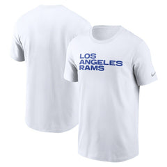 Nike Los Angeles Rams Primetime Wordmark Essential T-Shirt White