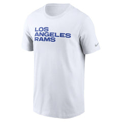 Nike Los Angeles Rams Primetime Wordmark Essential T-Shirt White