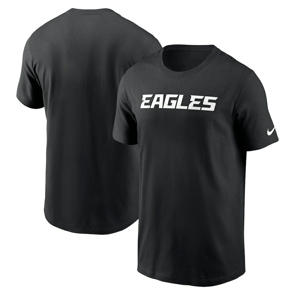 Nike Philadelphia Eagles Primetime Wordmark Essential T-Shirt Black