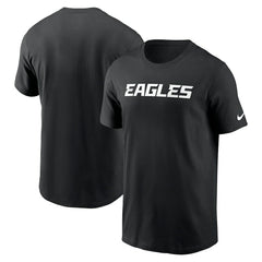 Nike Philadelphia Eagles Primetime Wordmark Essential T-Shirt Black